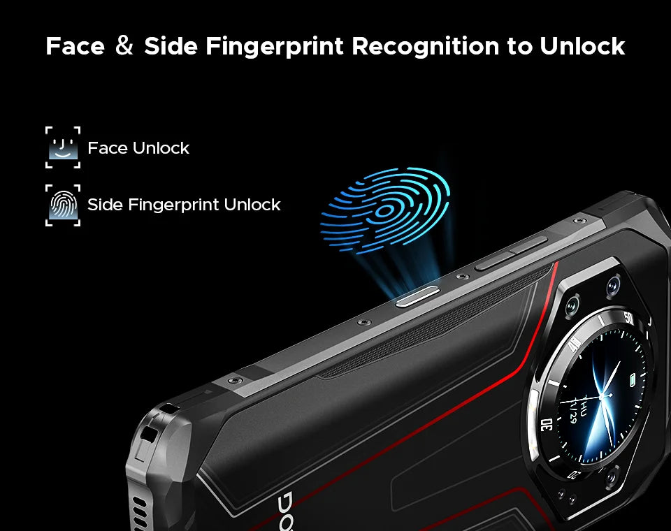 DOOGEE S119 Robustes Smartphone - 10200 mAh Akku, 33W, 6.72 Zoll