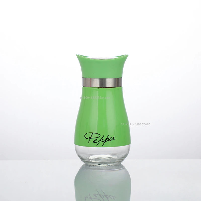 MOONBIFFY Gewürzstreuer Glas - 250ml, Edelstahldeckel