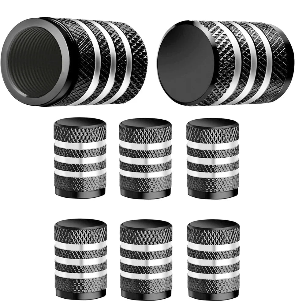 ZZTZZC Ventilkappen Staubdicht - Aluminium 8er Set 11mm