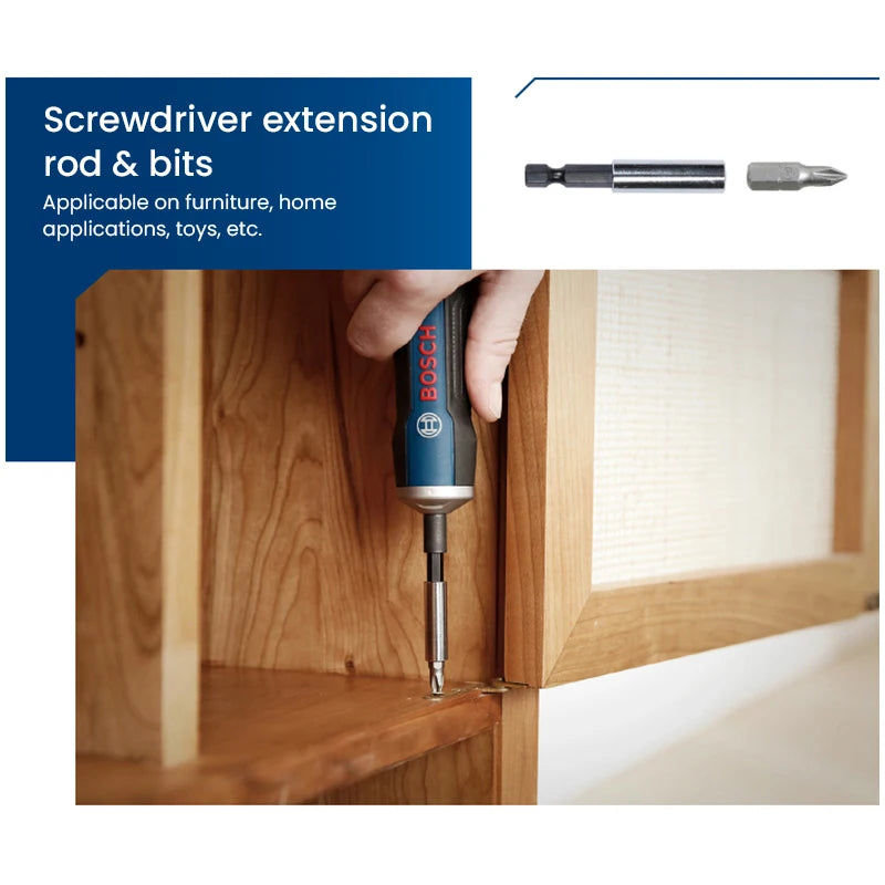 Bosch 38Pcs Electric Screwdriver Kit 1/4 Inch Drive Socket Ratchet Torque Wrench Set Screwdriver Bit Quick Spanner Repair Tools
