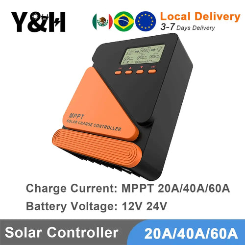 MPPT Solarladeregler 60A Für 12V 24V Systeme Bleisäure Und Lithium