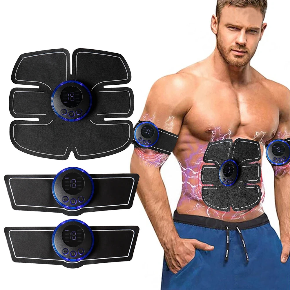 Plasturi fitness 2025: Raiuleko Plasturi pentru antrenament abdominal, braț, ABS și șold - Stimulator muscular abdominal EMS, instrument de exerciții, colecție de masaj pentru slăbire corporală