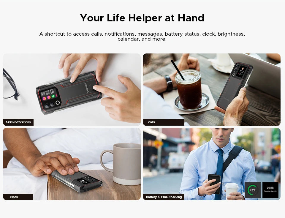 DOOGEE Blade20 Ultra Robustes Smartphone - 10300 mAh, 512 GB, 6,6 Zoll