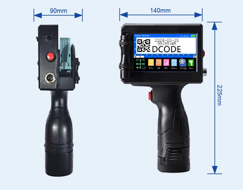 DCODE 1750PLUS-1 Mobil TIJ - 2000mAh 1.4GHz, 25,4mm