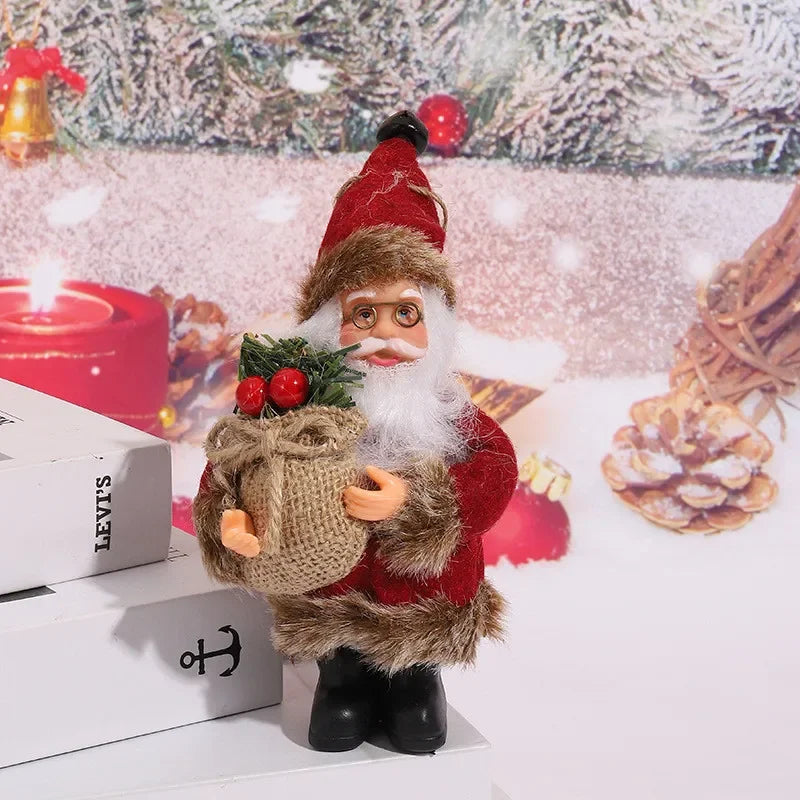Choice Weihnachtsmannfigur Handgefertigt - Größe ca. 20 cm, Sitzend