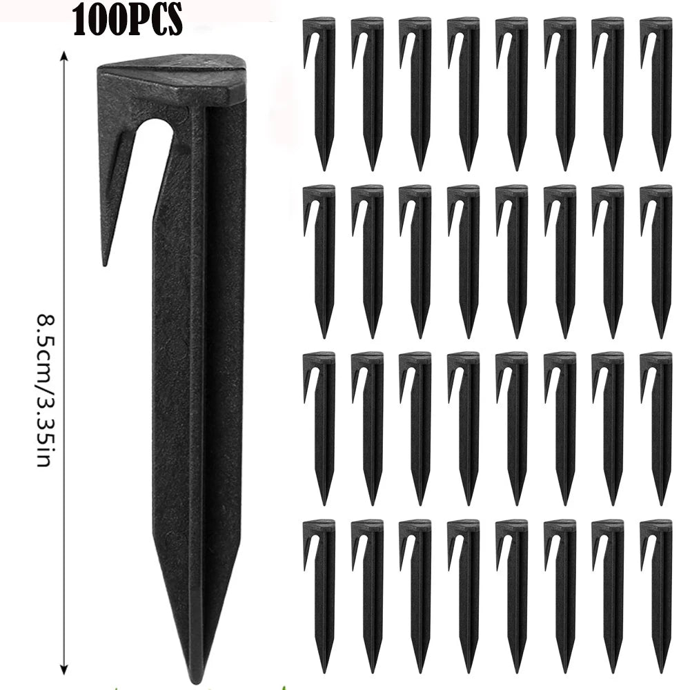 EcoG Pfahl Rasenbegrenzung - 10 Stk 15cm Kunststoff