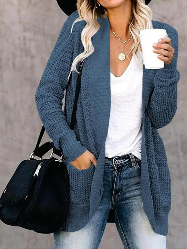 RibbonFish Cardigan Lockere Passform - Länge 66 cm Polyester