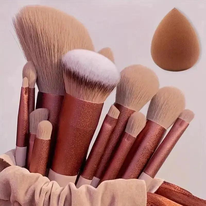 Makeup brush set soft fluffy professional cosmetic tool