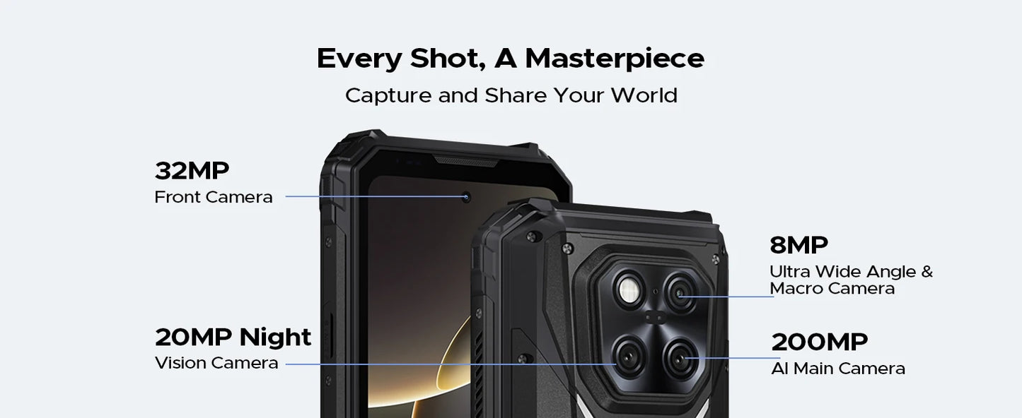 DOOGEE V Max LR Laser-Entfernungsmesser - 20500 mAh, 45W, 6,78 Zoll