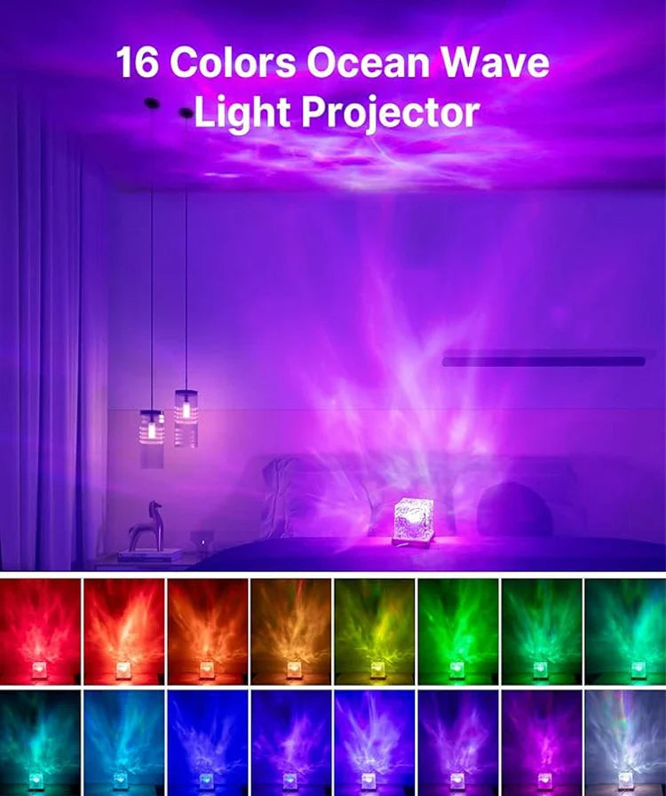 Aurora light projector – mood lamp for bedroom, bar, or restaurant