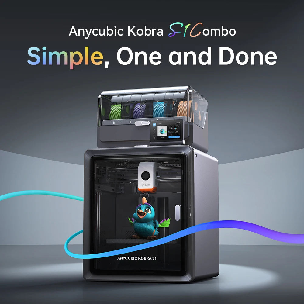 Anycubic Kobra S1 Combo Multicolor - 600mm s CoreXY
