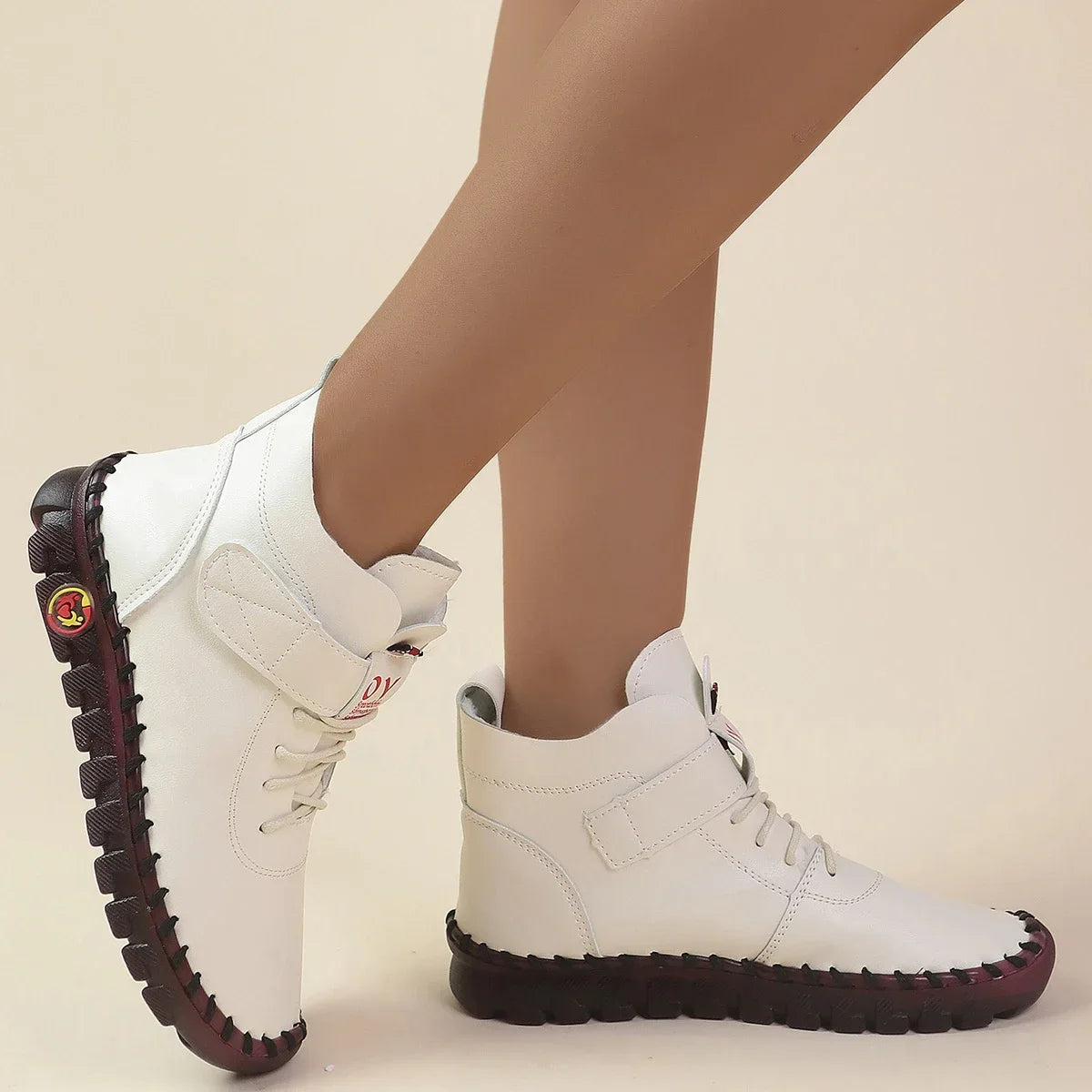 Ghete de iarnă cu căptușeală de blană Maogu - Mărimi 36-41 Impermeabile Toc până la gleznă 1-3 cm