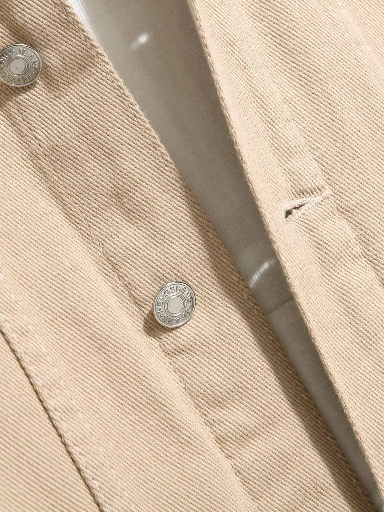 UrbanStyle Jeansjacke Khaki - Herren Baumwolle, Normal