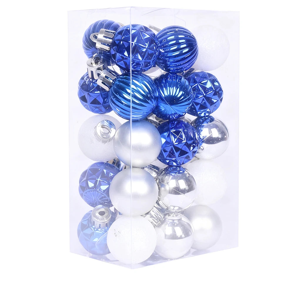 3CM Weihnachtskugeln Glänzend - Ø3 cm, 30 Stück, Weihnachtsdeko