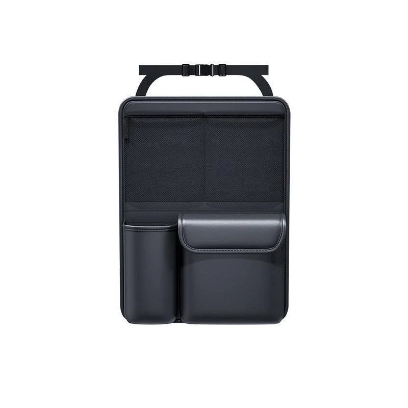 Auto Kofferraum Leder Aufbewahrung Tasche 2025 - Faltbar Auto Sitz Rücken Werkzeug Organizer - Multifunktional UV Aufbewahrung SUV Rücksitz Hängend Organizer