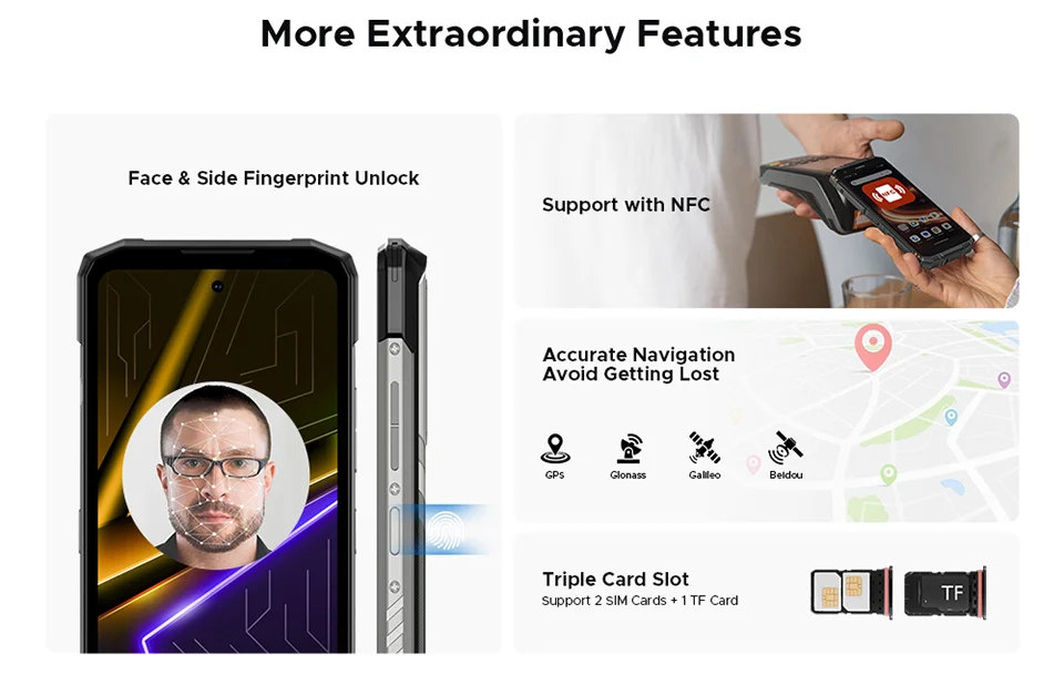 DOOGEE Blade20 Max Outdoor-Smartphone - 11800mAh 33W 6,6 Zoll