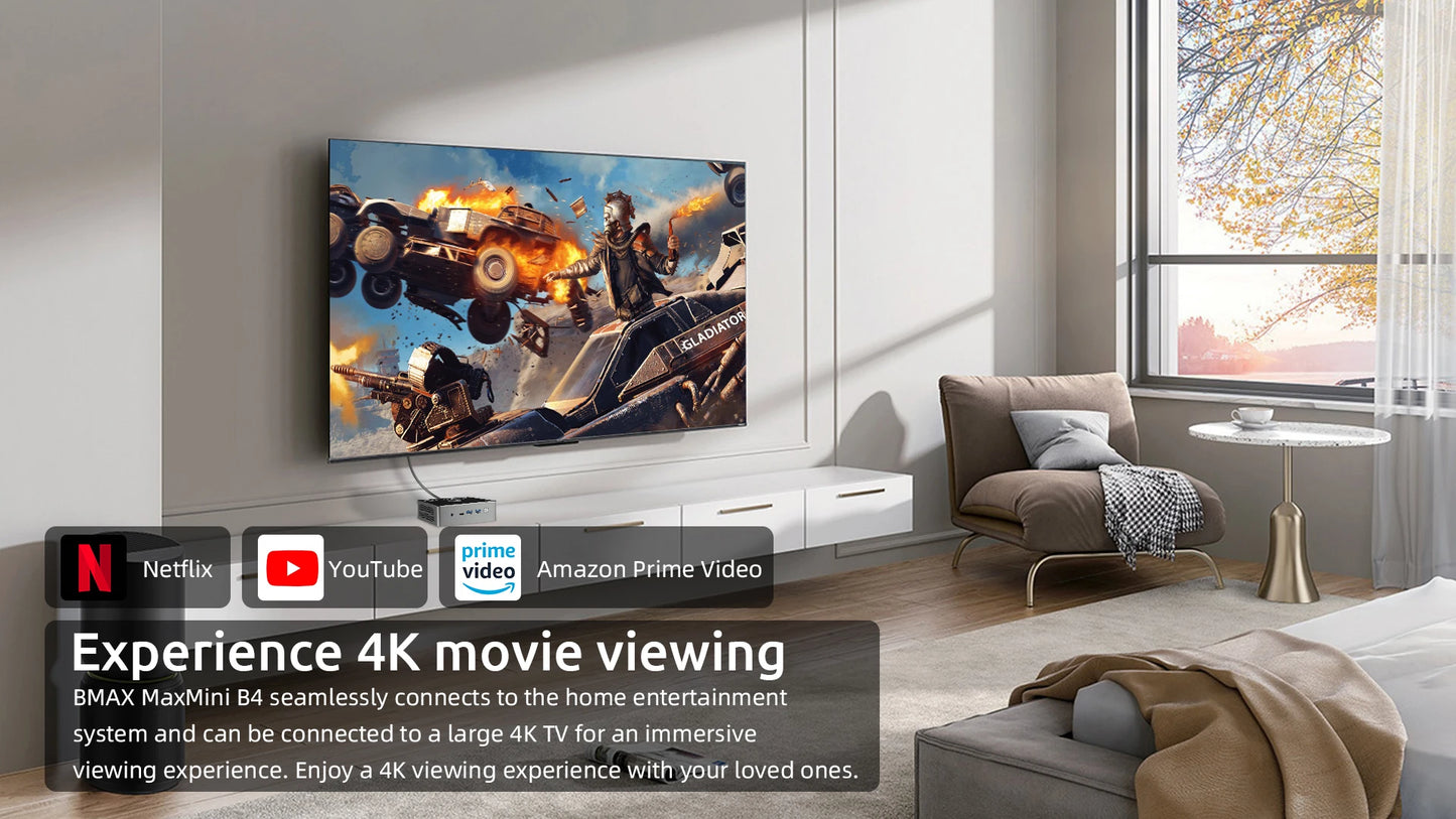 BMAX B4 Plus Windows 11 - 512 GB SSD, 16 GB RAM, Intel N100