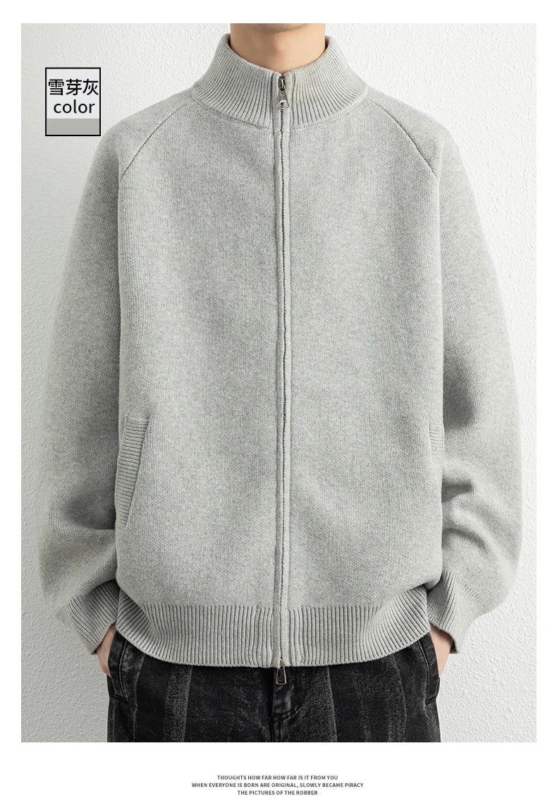 Choice M6001 Strickcardigan Stehkragen - Größe M, Polyamid