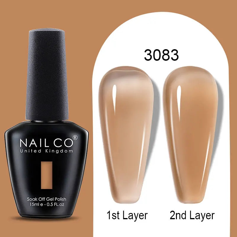 NailCO Gel Nail Polish Nail Art Translucent Vernis Semi Permanent UV LED Lamp Gel Manicure for Gel Polish Nail Glue Productos