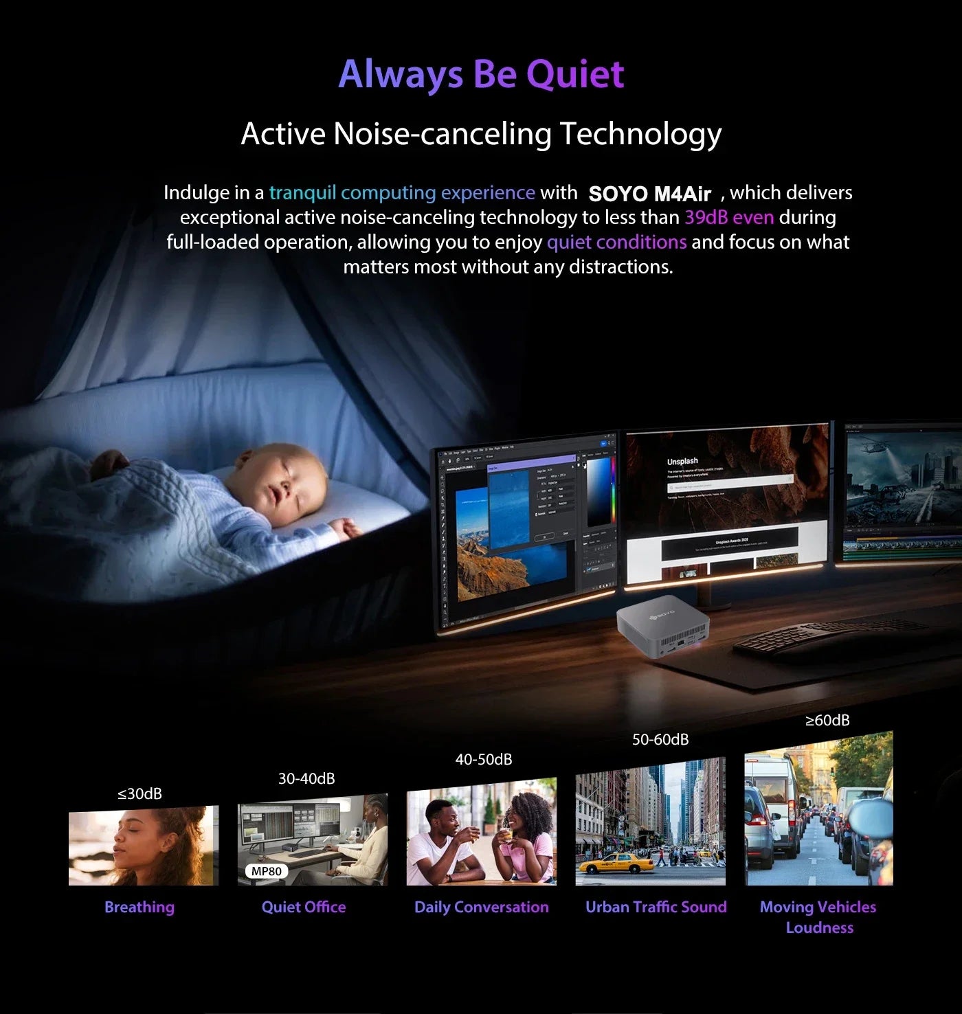 SOYO M4 Air Intel N95 - 16 GB RAM, 512 GB SSD, Mini-PC