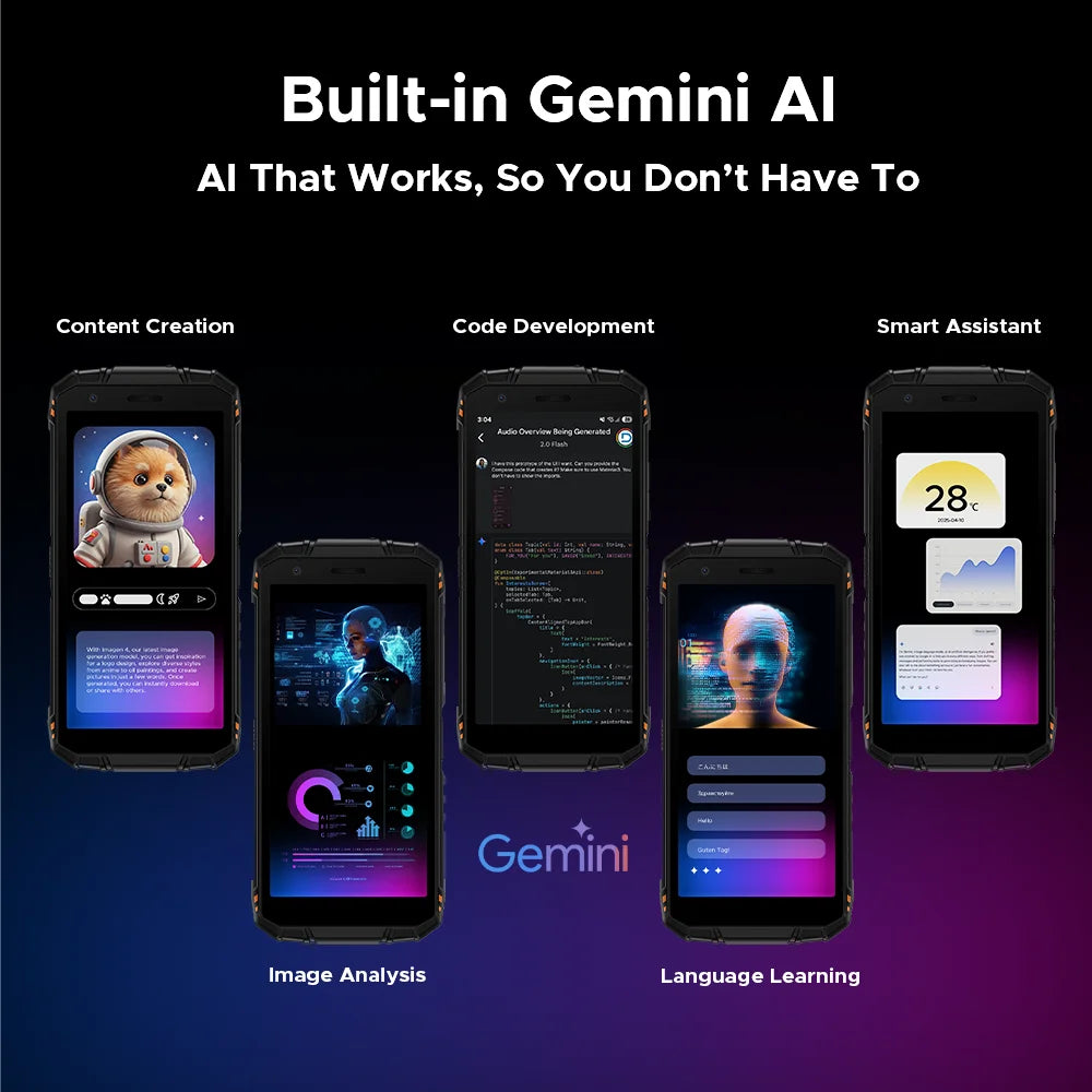 DOOGEE Fire 3 Ultra Robustes Telefon - Kapazität 8350mAh 18W 5,5 Zoll