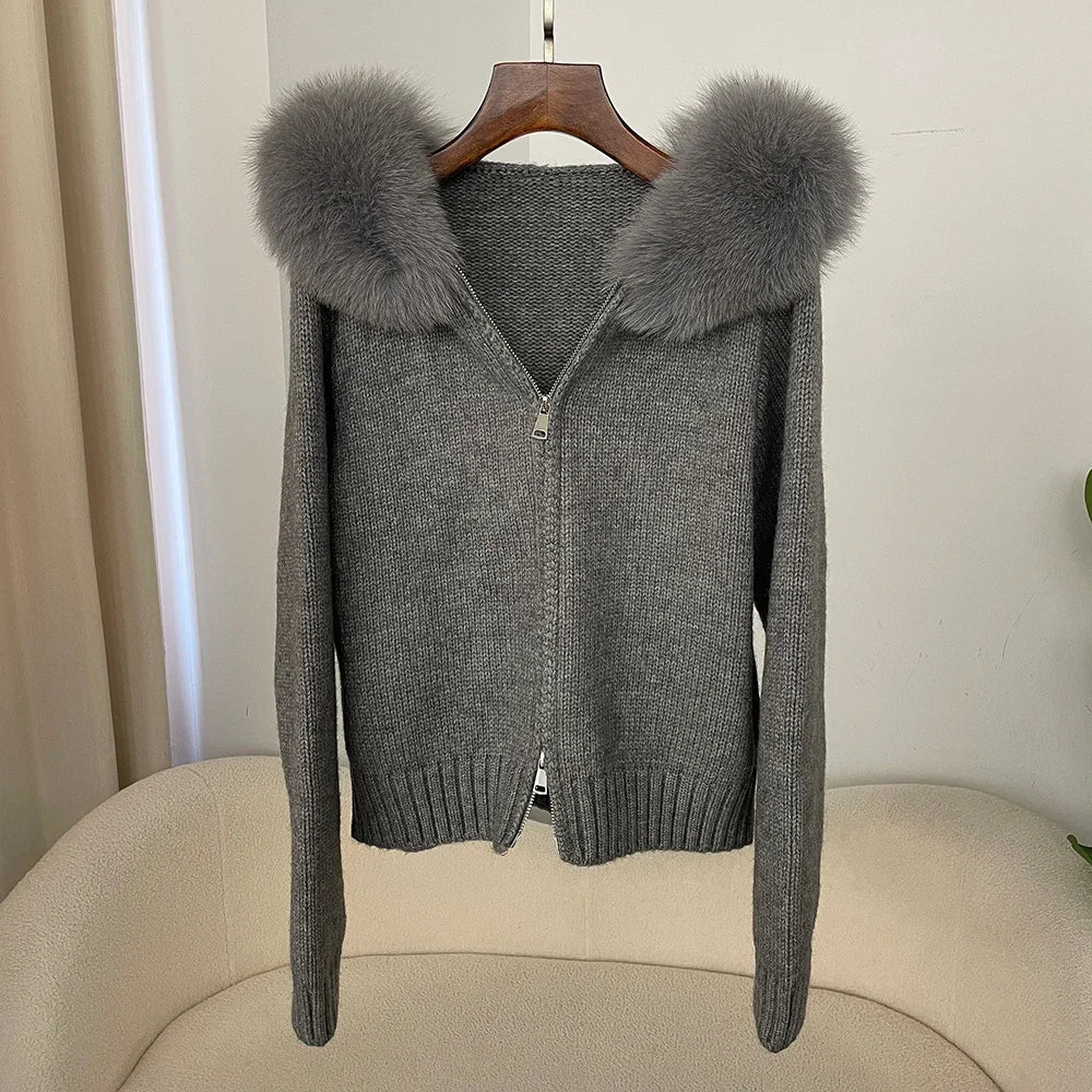 CN Zhejiang Cardigan Kapuze - Größe M, Gewicht >320 g/m²