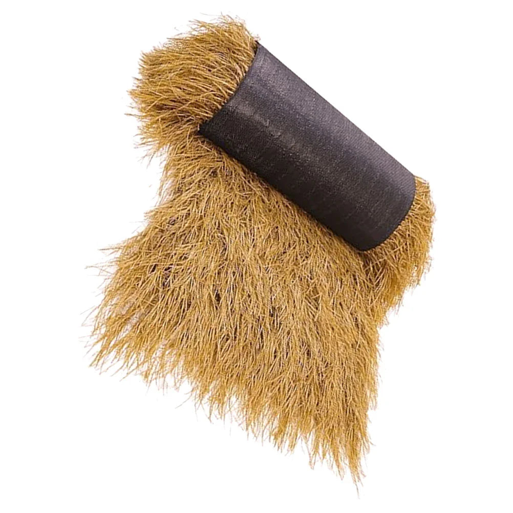 Thatched House Tiles Simulation Roof for Garden Green Grass Rug Lifelike Round Area Roofing Lawn Mexican Straw Imitation DIY