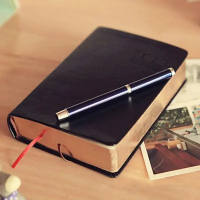 Choice Retro Notizbuch Ledercover - Dicke Blanko A5 Seiten