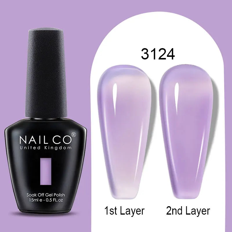 NailCO Gel Nail Polish Nail Art Translucent Vernis Semi Permanent UV LED Lamp Gel Manicure for Gel Polish Nail Glue Productos
