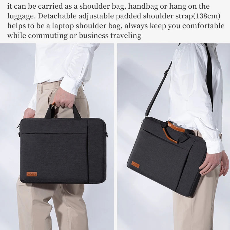 WOMT Umhängetasche Business - 15,6 Zoll Polyester Kompakt
