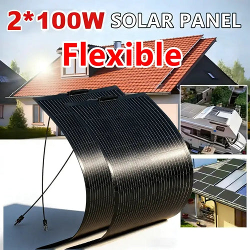 Solarmodul 200W Flexibel Wasserdichtes PV-System Für Zuhause