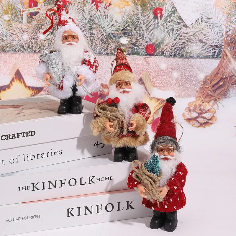 Choice Weihnachtsmannfigur Handgefertigt - Größe ca. 20 cm, Sitzend