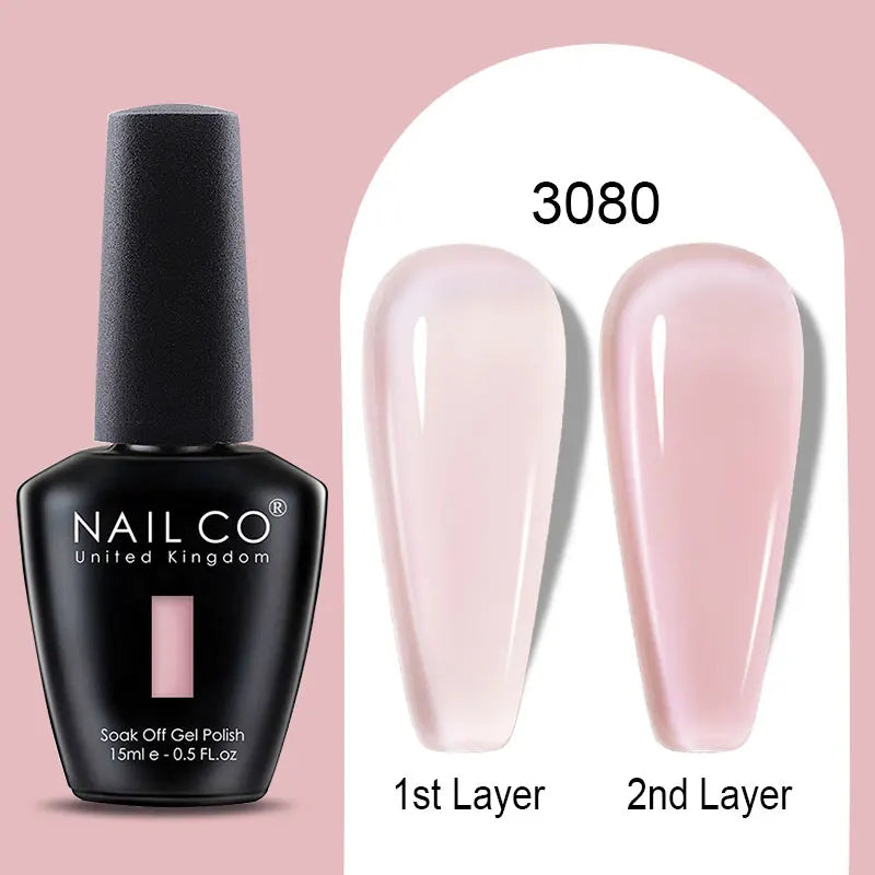 NailCO Gel Nail Polish Nail Art Translucent Vernis Semi Permanent UV LED Lamp Gel Manicure for Gel Polish Nail Glue Productos