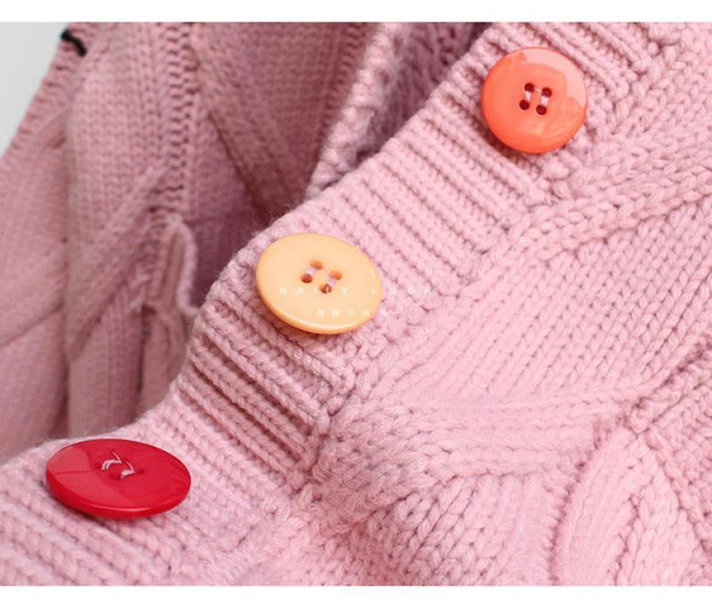 WonMiracle V-Neck Strickjacke Cardigan - Polyester Größe L