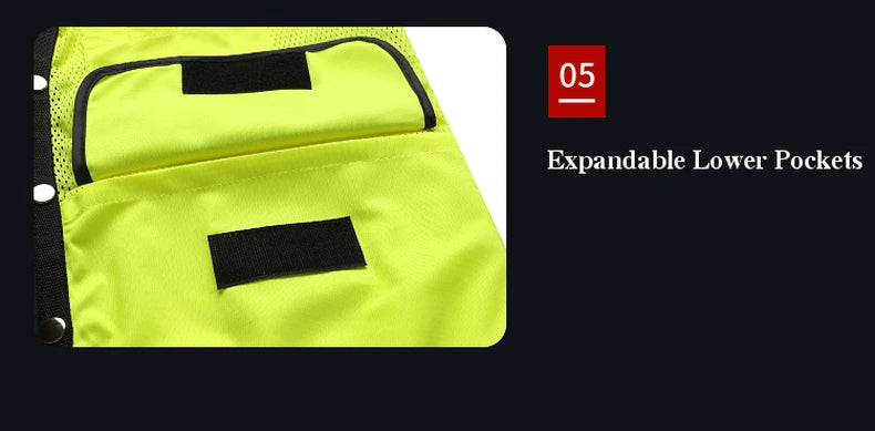 SPARDWEAR 105M Warnweste - Polyester, reflekt., Gr. S-XXL