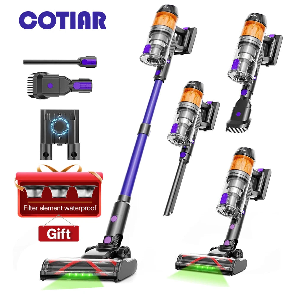 COTIAR R11 Hochleistungs Akku-Staubsauger - 1-2 L, 500 W, Ca. 3 Kg