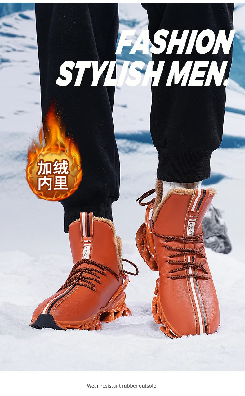 Ghete de iarnă Lexsan Allround cu șireturi, impermeabile - mărime până la gleznă, talpă antiderapantă