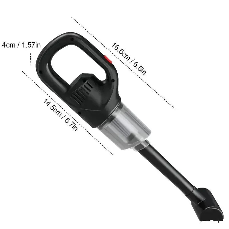 Cordless rechargeable automatic vacuum cleaner for cars sofas and mini vacuum cleaners for pets