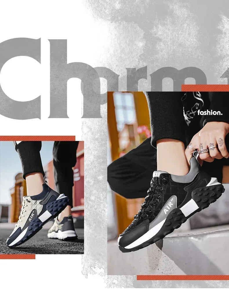Sapatos Masculinos Platform Sneaker - EU Gr 45 46 4cm