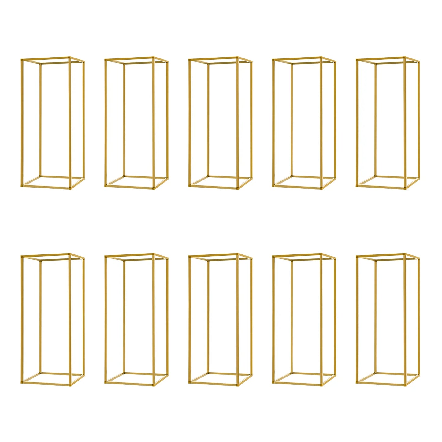 GoldLine Blumenständer 60 cm Höhe Metall 5 kg Tragkraft 10er Set