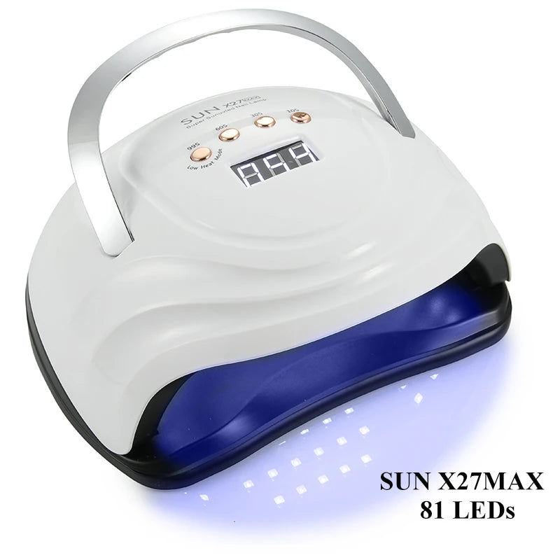 Big Power UV LED Lamp For Nails With 4 Timer Memory Function 81LEDs Lamp For Fast Gel Polish Drying Lamp Nail Equipment