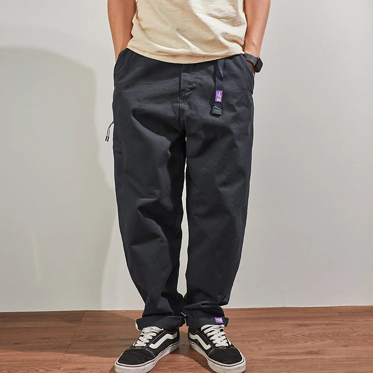 Baggy Verjüngt Casual Hosen Baumwolle Herbst und Winter Gewicht Hosen Herren Arbeitskleidung