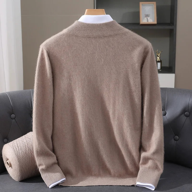 Snaoutofit Stehkragen Reißverschluss - Nerz Kaschmir M