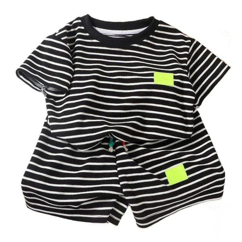 Sonkpuel Kinder Kurzarm Sommer Set - Polyester Größe S M