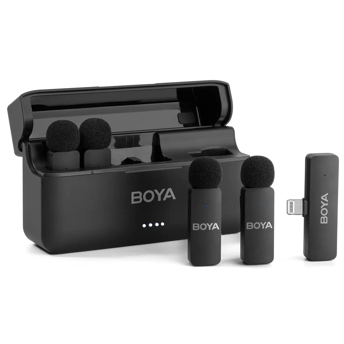 BOYA-V4U wireless microphone for phone & pc video recording live streaming
