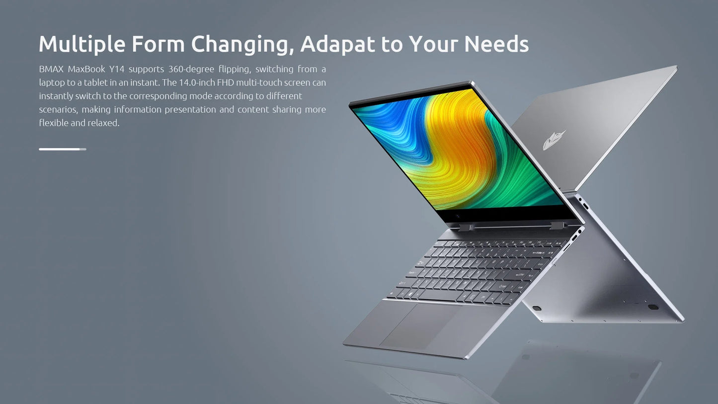 BMAX Y14 Touchscreen - 16GB RAM, Intel N100, 14 Zoll