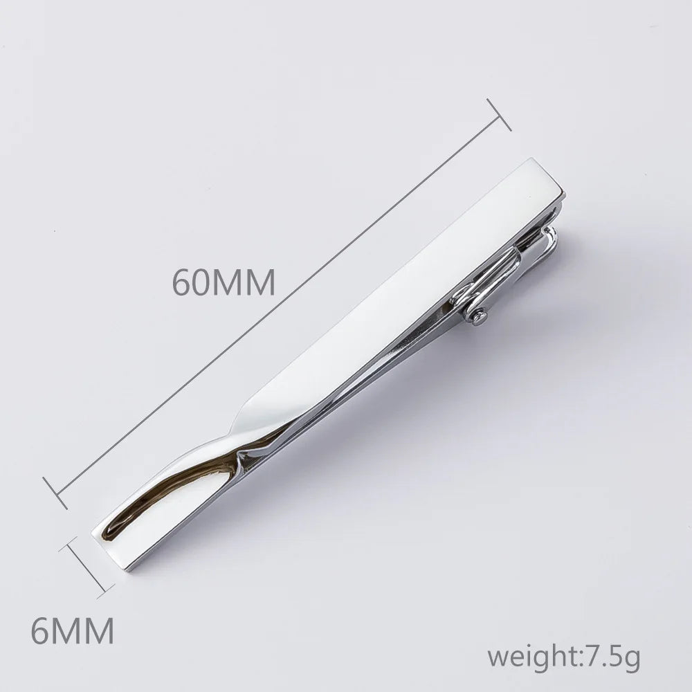 Krawattenklammer 2025: HJUEY 1pc Men's Business Tie Clip Stylish Durable - Tie Bar Regular Ties Perfect Weddings Business Meetings Collection