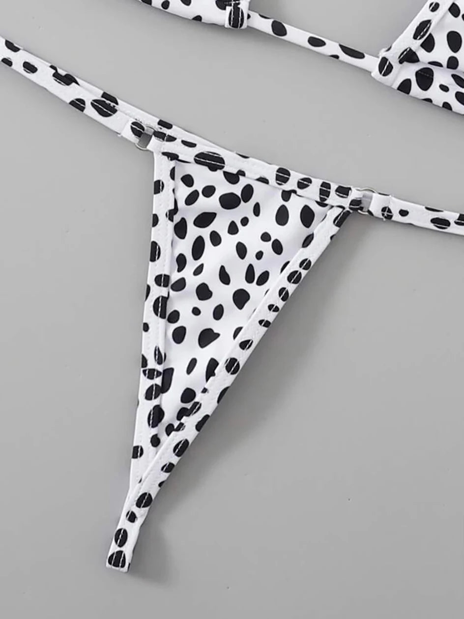 Elegant Micro Bikini Wire-Free Support Low Waist Design Mini Tanga Brazilian Frauen Schwimmanzug
