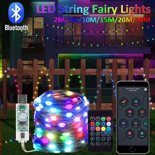 XINGZHIRAOE RGBIC LED Lichterkette - Bluetooth App Steuerung USB Länge 5 m