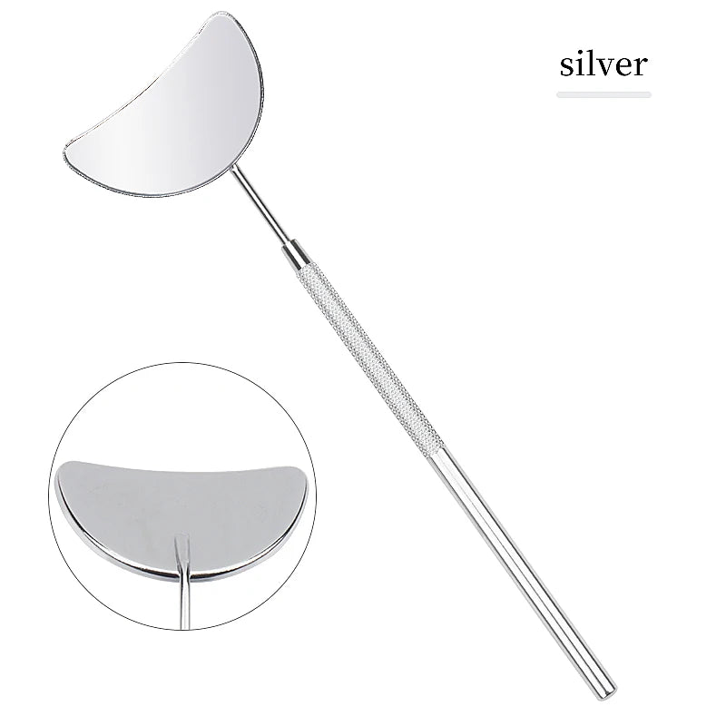 LashPro Mondspiegel Abnehmbar - Edelstahl 10cm Wimpern